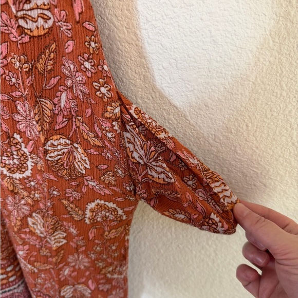 Knox Rose Rust Floral Maxi Dress - Picture 8 of 9